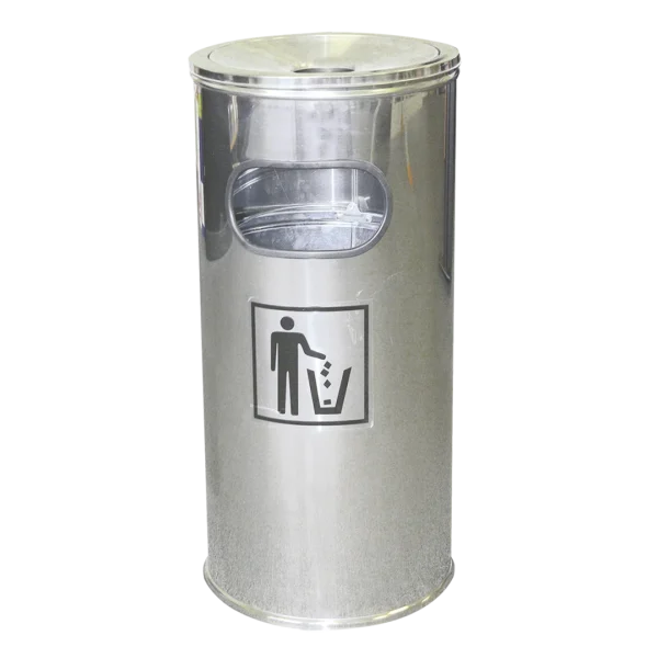 Wastepaper basket ashtray