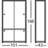 Wide wardrobe