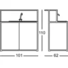 Bar with sink